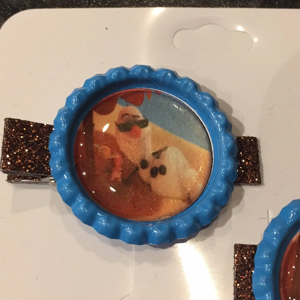 3 For $16 Frozen/Olaf  Hair Clips